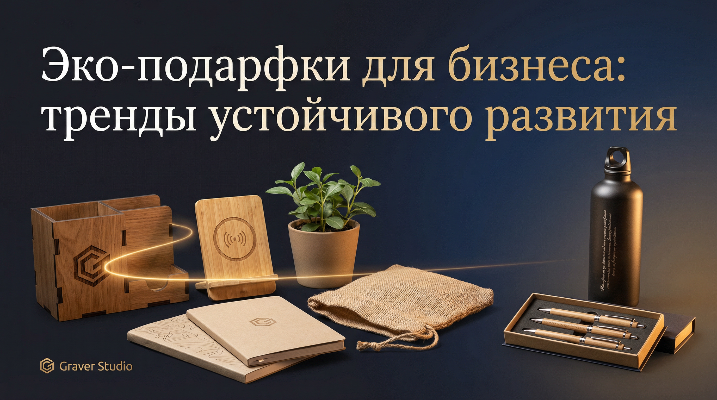 Biznes uchun eko-sovg'alar: mijozlar va sayyoramiz haqida g'amxo'rlik | Graver Studio