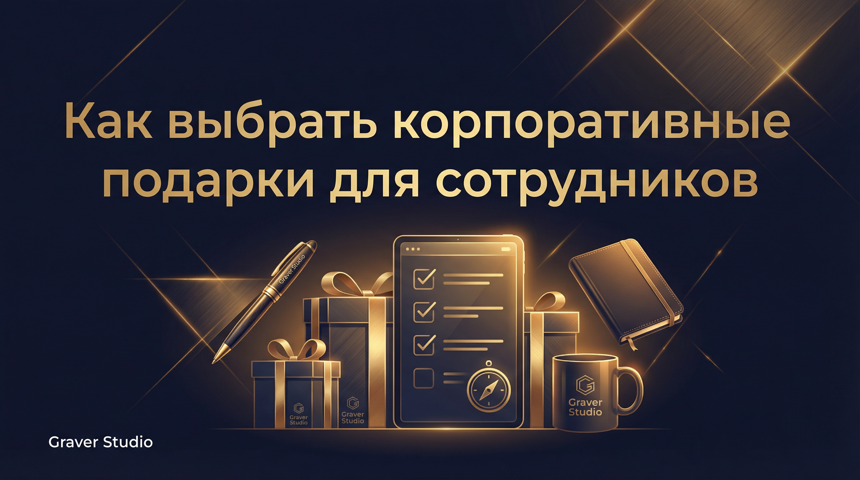 Как выбрать подарки для сотрудников: чек-лист для HR | Graver Studio