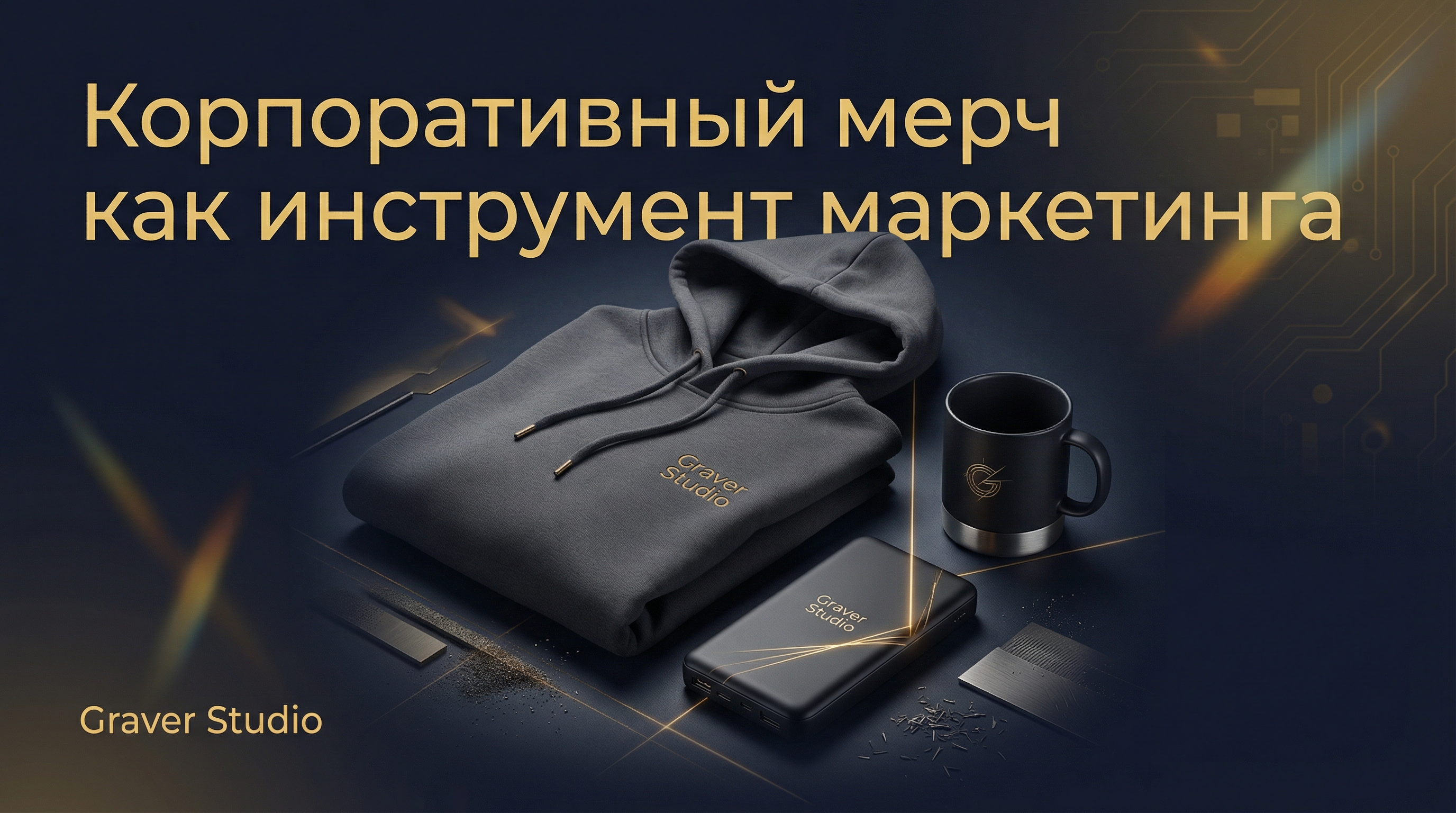 Корпоративный мерч как инструмент маркетинга и HR | Graver Studio